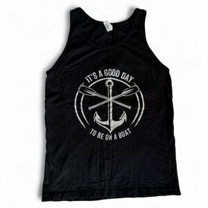 Bella + Canvas "It's a Good Day to Be on a Boat" Anchor Tank S